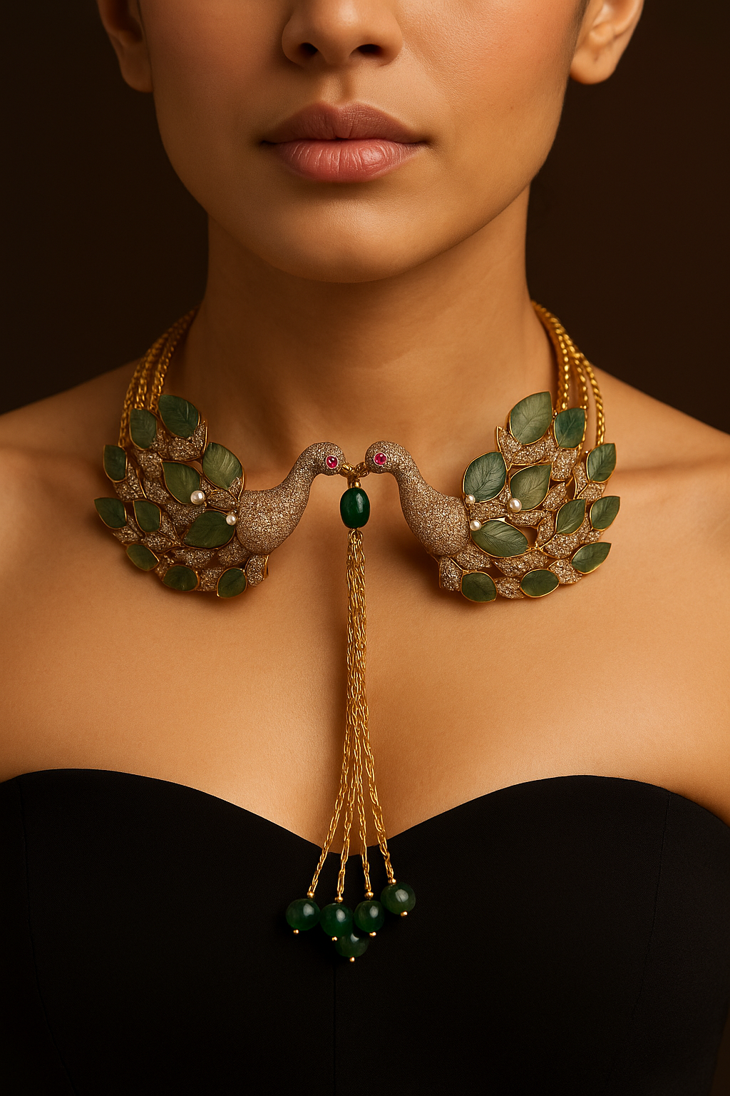 Enchanted Doves Necklace Set