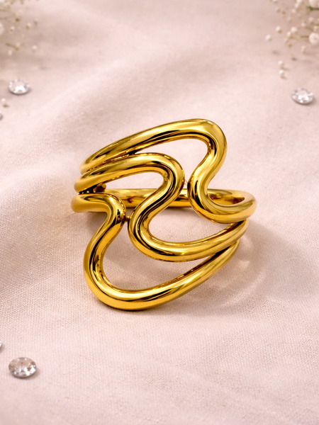Fluid Muse Statement Ring