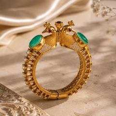 Mayura Mint Peacock Bracelet
