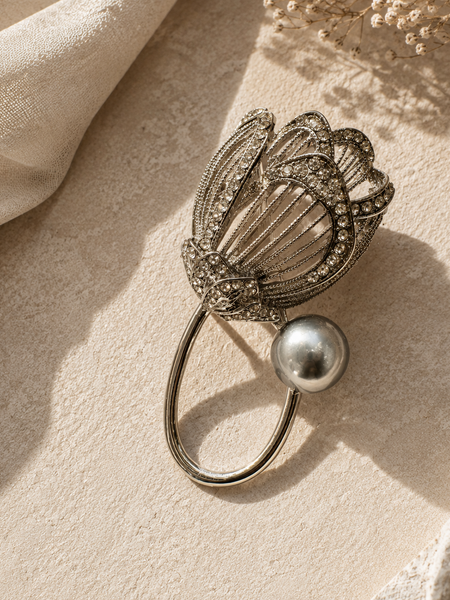 Celestia Pearl Bloom Brooch