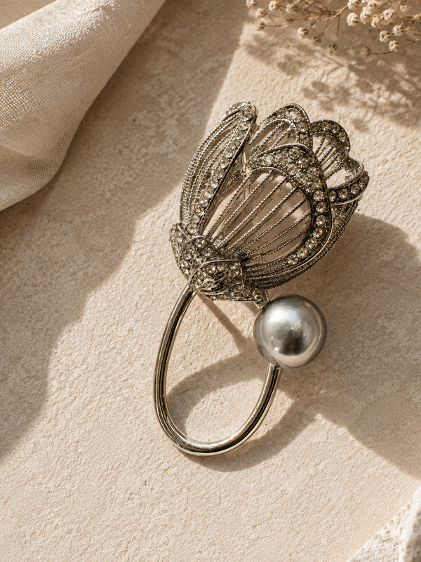 Celestia Pearl Bloom Brooch
