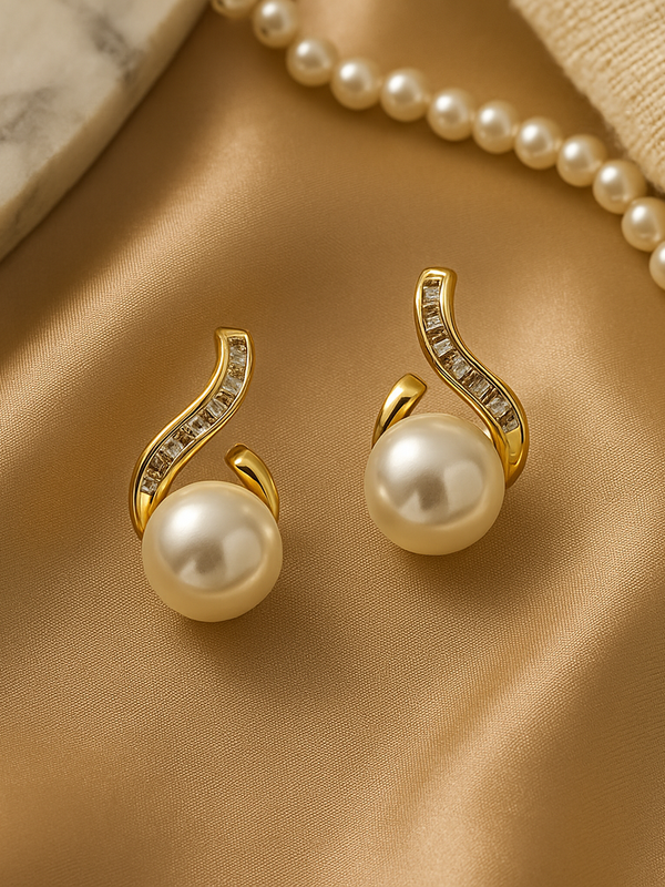 Pearl Whisper Drop Earrings