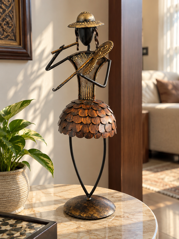 Raagini – The Musician Metal Sculpture