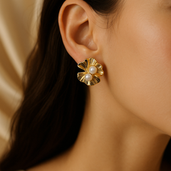 Florence Pearl Bloom Earrings