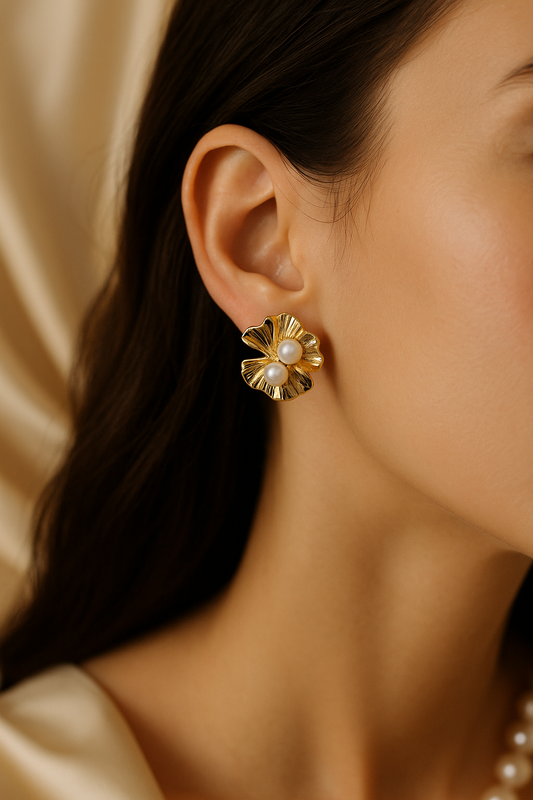Florence Pearl Bloom Earrings