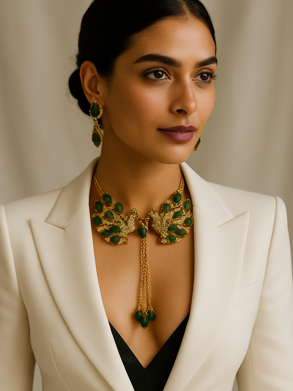 Enchanted Doves Necklace Set