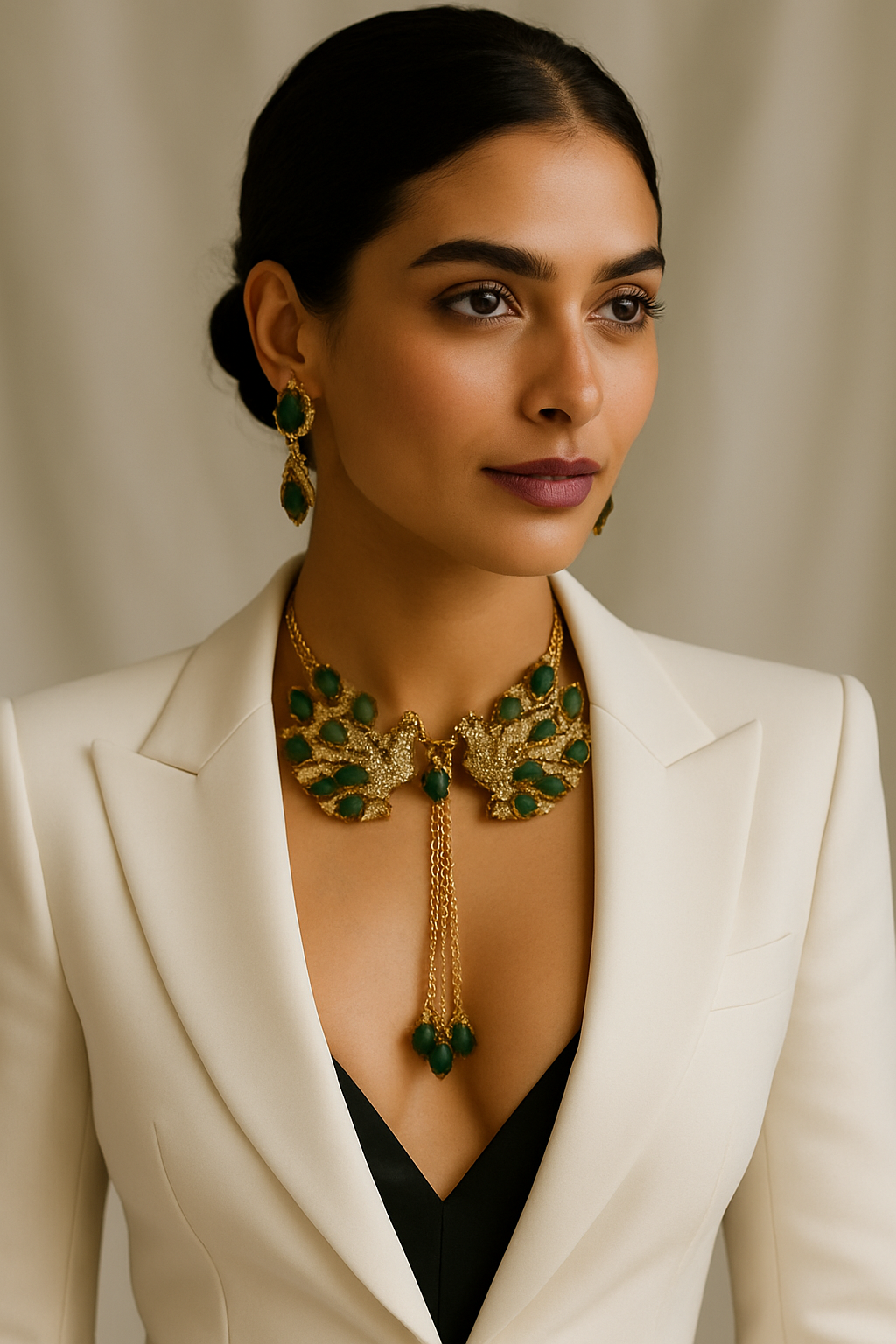 Enchanted Doves Necklace Set