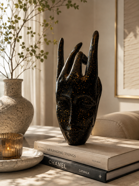 The Midnight Muse Sculptural Face