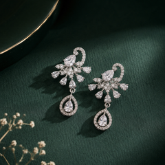 Crystal Cascade Earrings