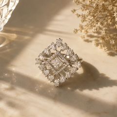 Ayla Diamond Statement Ring