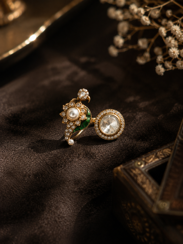 Morni Kundan Statement Ring
