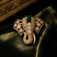 The Maharaja Elephant Statement Brooch