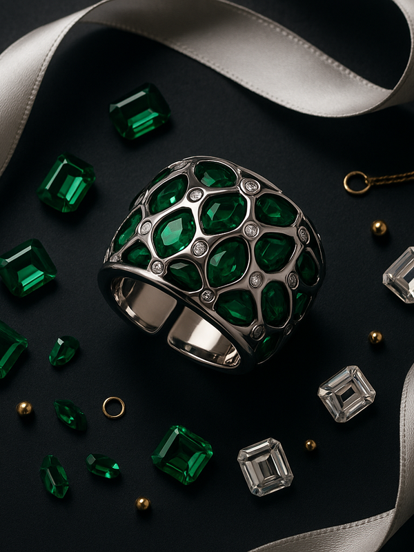 Verdant Luxe Statement Ring
