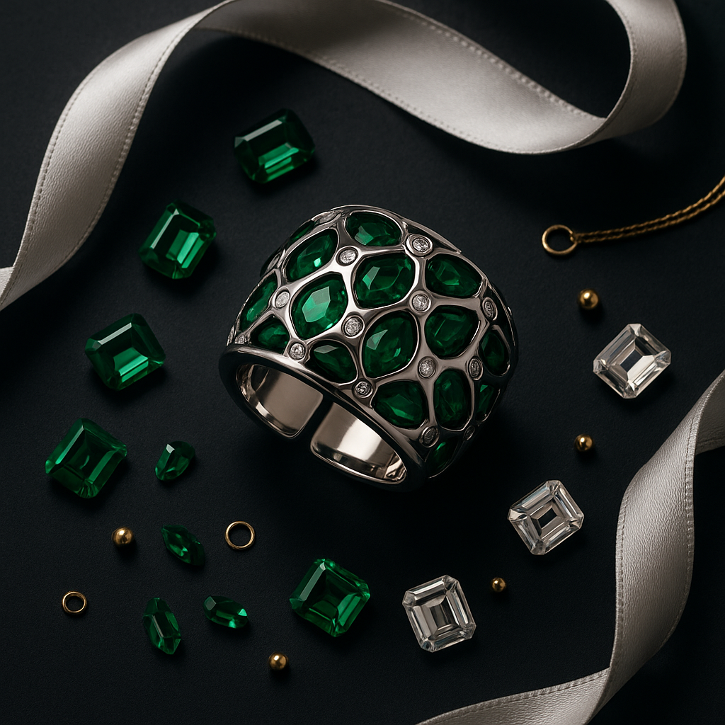 Verdant Luxe Statement Ring