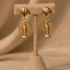 Marée Lobster Drop Earrings