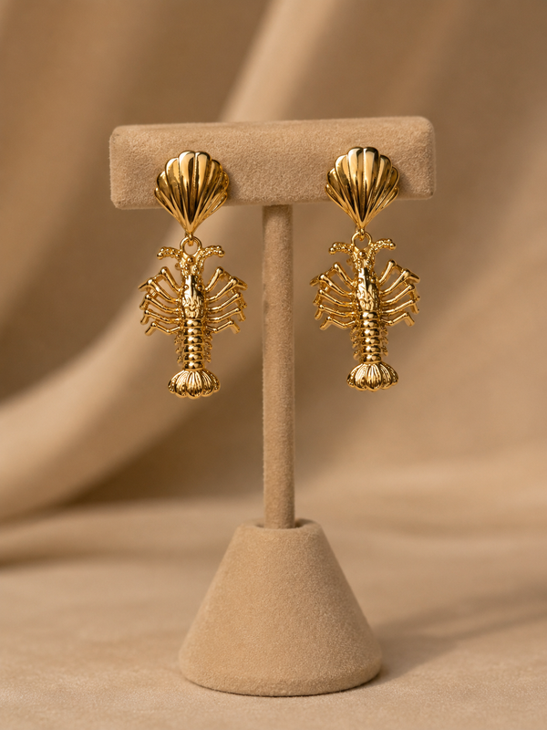 Marée Lobster Drop Earrings