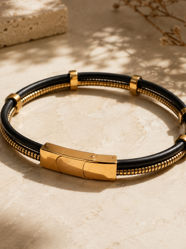 The Noir Helix Bracelet