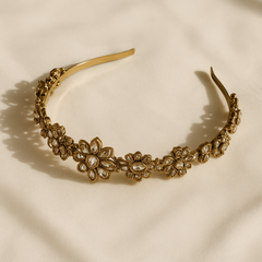 Floral Kundan Headband