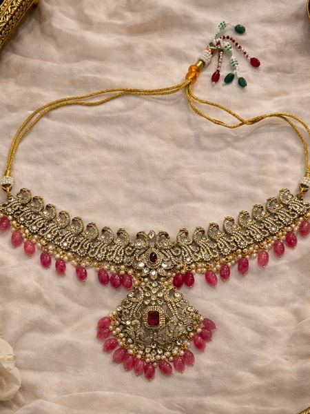Ruby Meera Heritage Choker Set