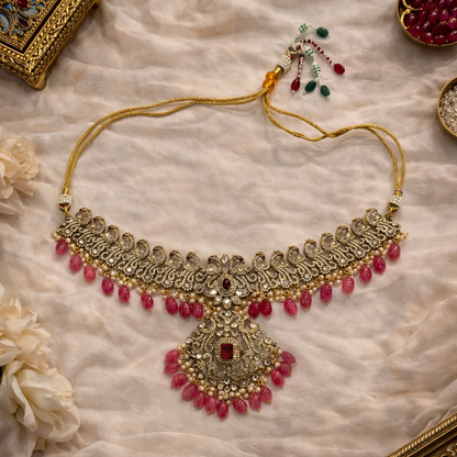 Ruby Meera Heritage Choker Set