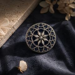Neel Tara Silver Button Cover
