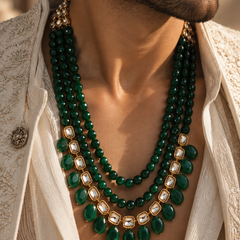 Neelam Cascade Jewellery Set
