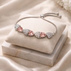 Blush Heart Bracelet