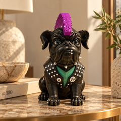 The Rebel Bulldog – Punk Sculpture