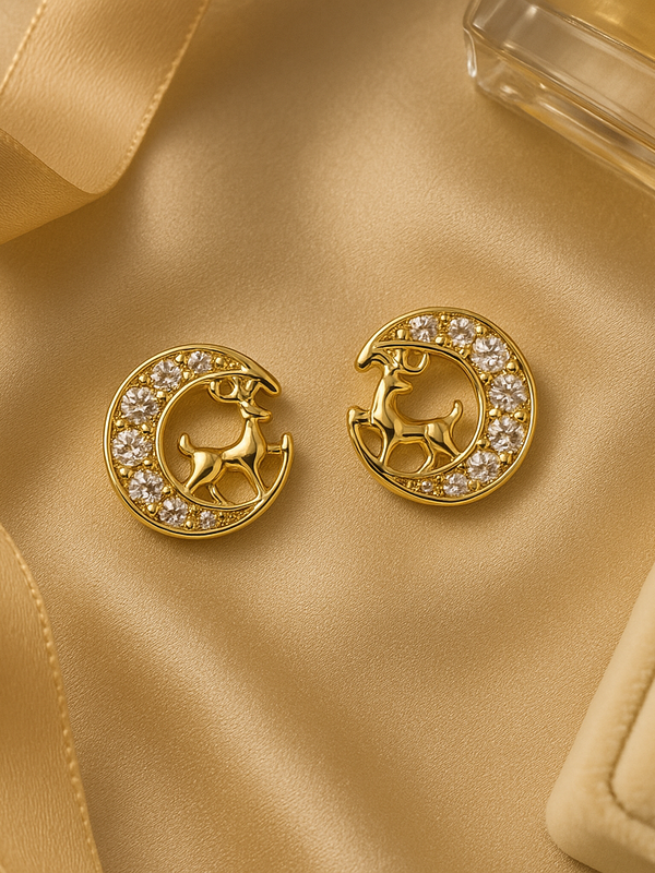Luna Fauna Diamond Studs