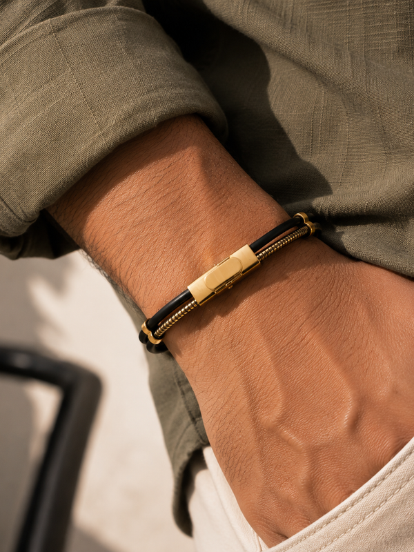 The Noir Helix Bracelet