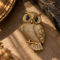 Nocturne Owl Brooch