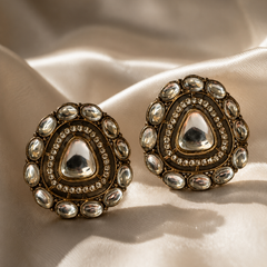 Noor Kundan Stud Earrings