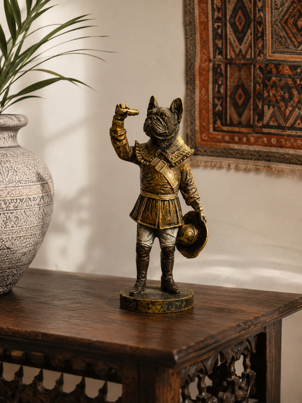 Sir Barkington – The Adventurer Dog Sculpture