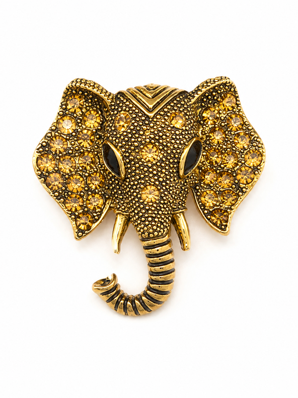 The Maharaja Elephant Brooch