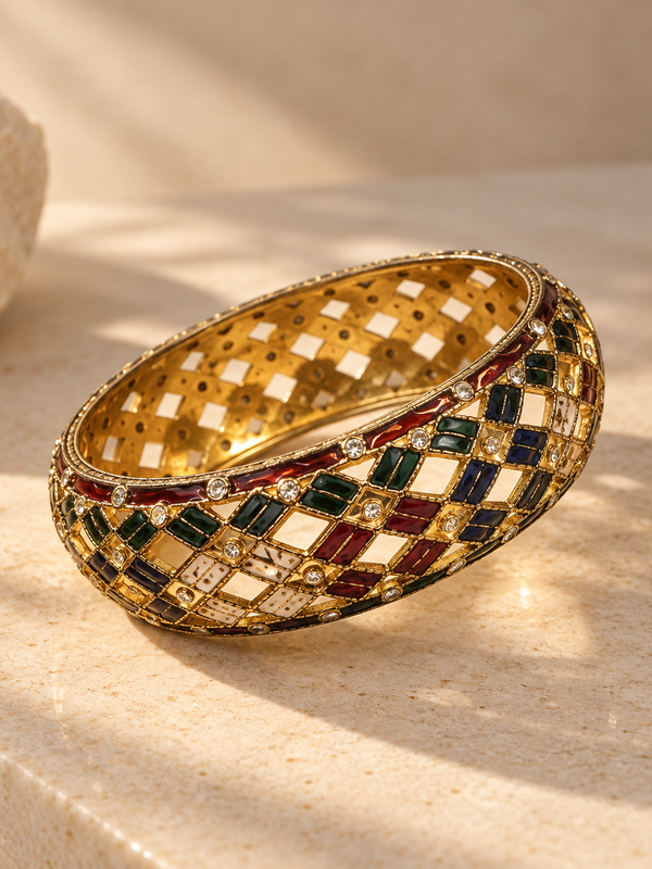 Navrang Mosaic Bangle Bracelet