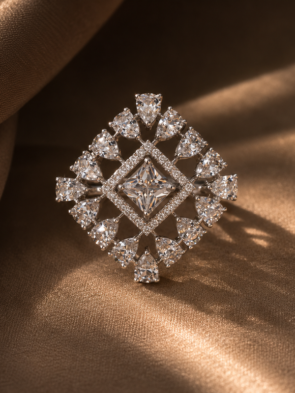 Ayla Diamond Statement Ring