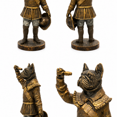 Sir Barkington – The Adventurer Dog Sculpture