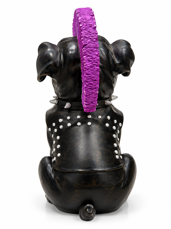 The Rebel Bulldog – Punk Sculpture