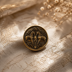 Ashva Heritage Button Cover