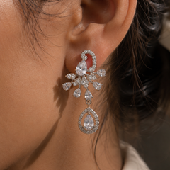 Crystal Cascade Earrings