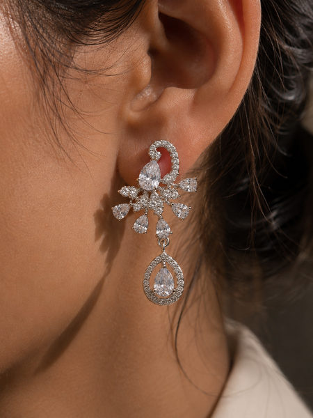 Crystal Cascade Earrings