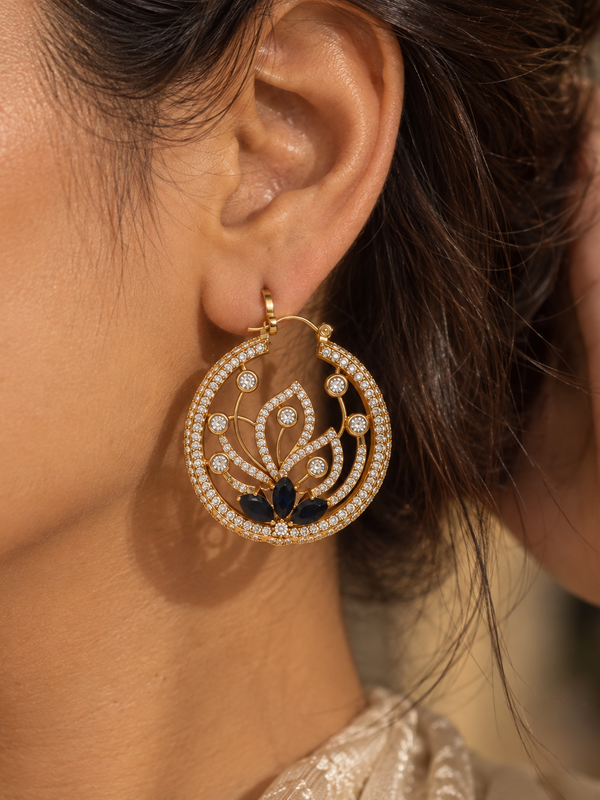 Neelam Lotus Statement Hoops