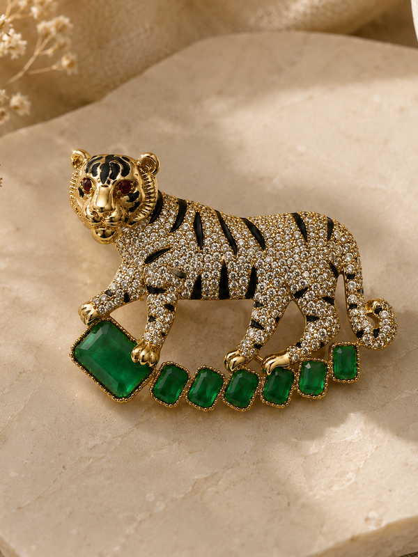 The Maharaja Tiger Brooch