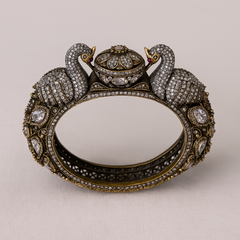 Regal Swan Kundan Heritage Bangle