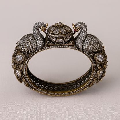 Regal Swan Kundan Heritage Bangle