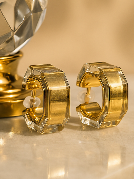 Chunky Hoop Earrings
