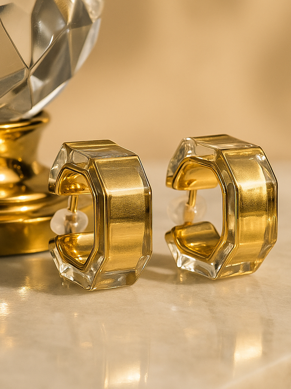 Chunky Hoop Earrings
