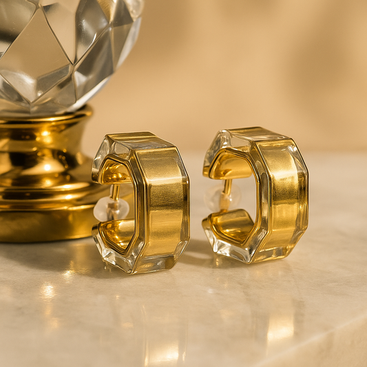 Chunky Hoop Earrings