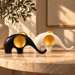 Aira Elephant Sculptures – Set of 2