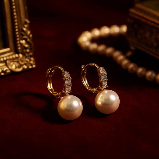 Luna Pearl Drop Earrings